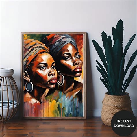 African American Wall Art, African Canvas Art, Black History Month ...