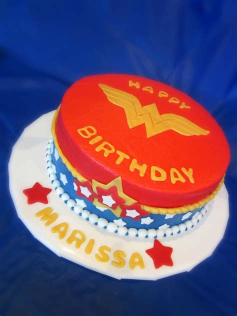 Wonder Woman Birthday Cake