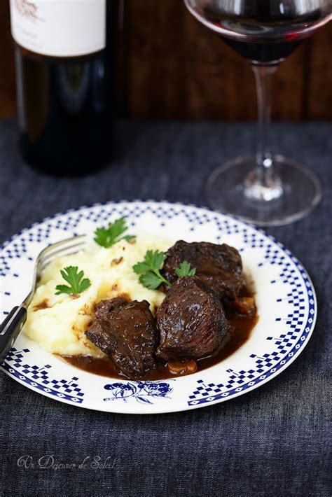 Joue De Boeuf Brais E Au Vin Rouge Un D Jeuner De Soleil