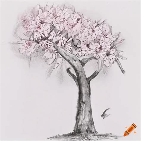 Sakura Blossom Drawing On Craiyon