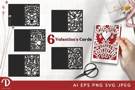 Valentine’s Day Greeting Card SVG - Valentines Card SVG