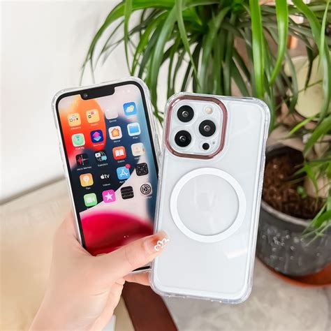 MagSafe iPhone 12 telefontok, Flippy, Átlátszó, Teljes védelem