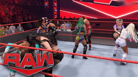 WWE 2K22 8 WOMEN BATTLE ROYAL WINNER FACES BAYKEY AT ROYAL RUMBLE RAW