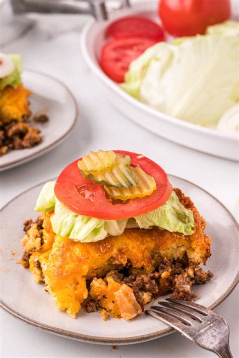 Cheeseburger Casserole Love Bakes Good Cakes