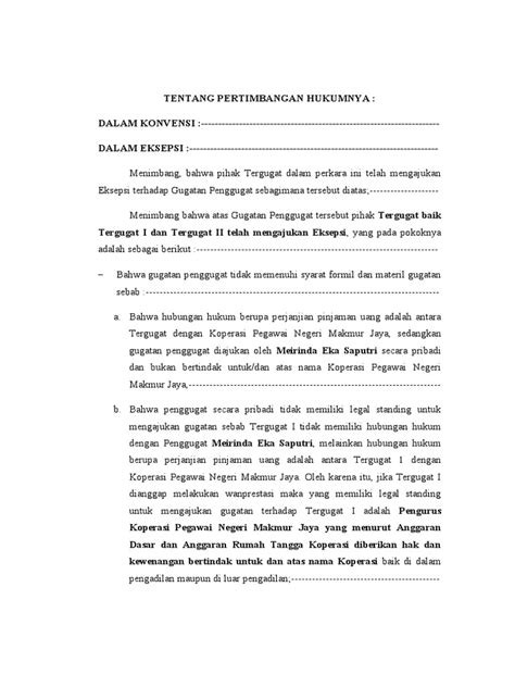 Pertimbangan Hakim Pdf