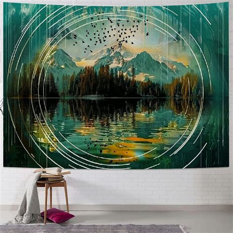 Nawypu Forest Tapestry Nature Wall Tapestry Aesthetic Art Tapestries