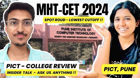 Mht Cet Pict Spot Round Cutoff Ask Us Anything College