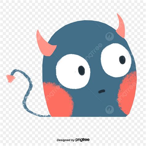 A Big Blue Little Devil, Halloween, Qingming Festival, Pumpkin PNG ...