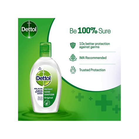 Buy Dettol Instant Original Hand Sanitizer Bottle Of 50 Ml Online And Get