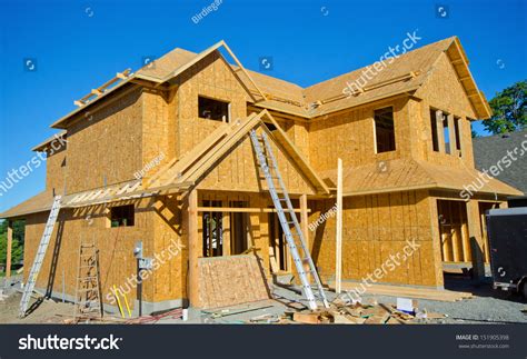 House Wood Frame Construction Stock Photo 151905398 | Shutterstock