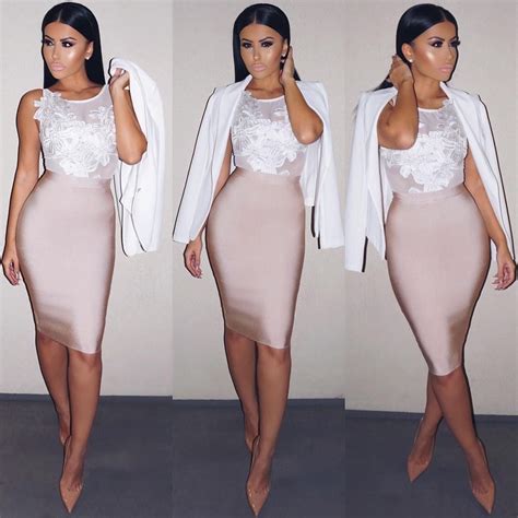 Glamrezy On Instagram Last Night S Dinner Ootd Bodysuit Skirt