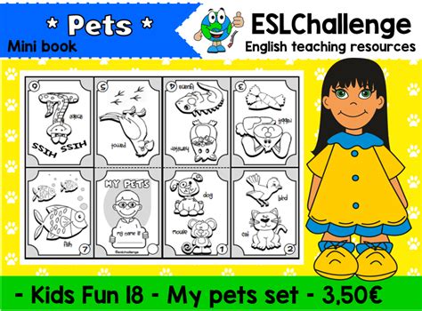 Pets Mini Book English Teaching Resources Mini Books Teaching English