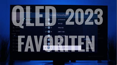 Samsung QLED 2023 Favoriten Erstellen YouTube