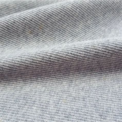 Plain Gray Organic Cotton Melange Fabric For Dress Gsm Gsm