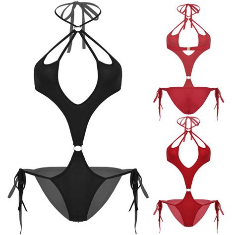 Women S Bikini Set Micro Mini Swimwear Swimsuit Bra G String Lingerie