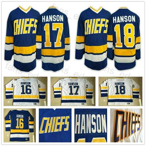 Cosplay Jersey From Movie Hanson Brothers Charlestown Slap Shot Hockey ...