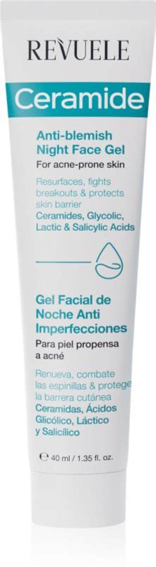 Revuele Ceramide Anti Blemish Night Face Gel Gel Contra Imperfecciones