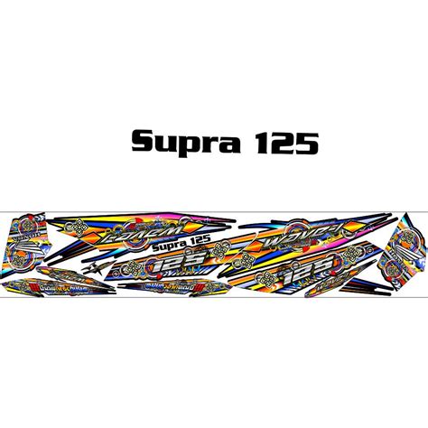 Variations All Sticker Variations Striping All Motors Supra X