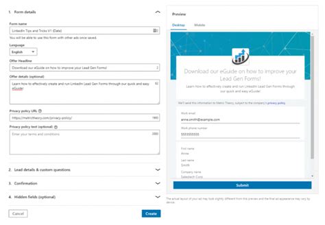 Linkedin Lead Gen Form Tips And Tricks