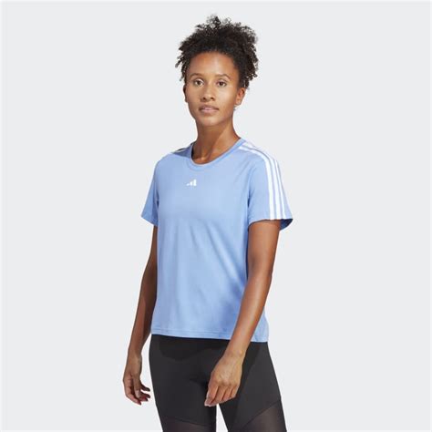 Adidas AEROREADY Train Essentials 3 Stripes Tee Blue Adidas Philippines