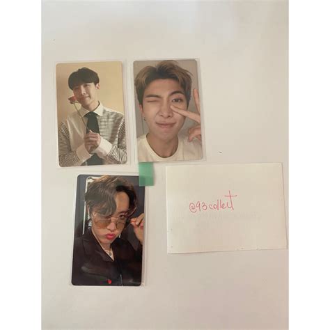 Photocard Bts Memories 2019 Oficial Blu Ray Dvd Rm Namjoon Hoseok Hobi