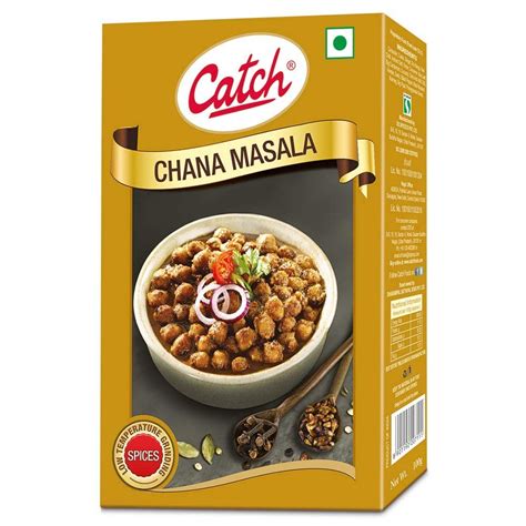 Catch Chana Masala Powder Packaging Size 100 G Packaging Type Box