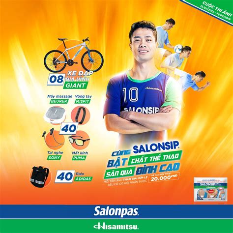 [CUỘC THI] CÙNG SALONSIP BẬT CHẤT THỂ... - Hisamitsu Vietnam