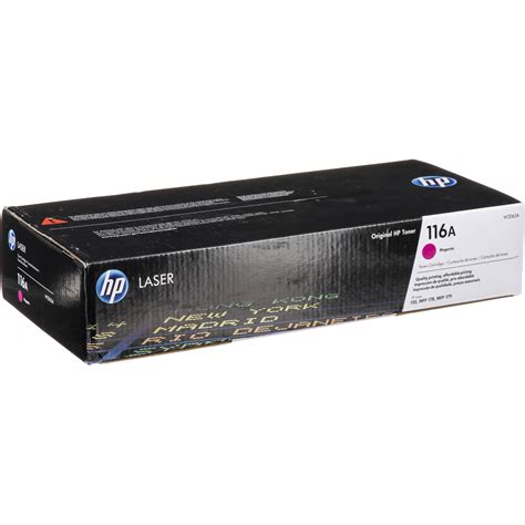 HP 116A Magenta Original Laser Toner Cartridge W2063A B H Photo