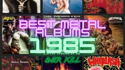 1985 Hard Rock Metal Albums Youtube