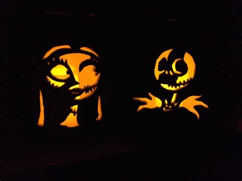 Jack And Sally Halloween Pumpkin Stencils Pumpkin Carving Pumpkin