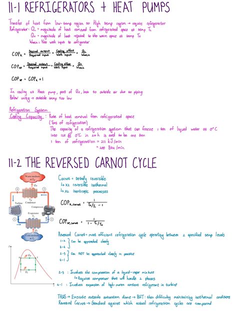 Thermos Chap Sum Summaries H Refrigerators T Heat Pumps