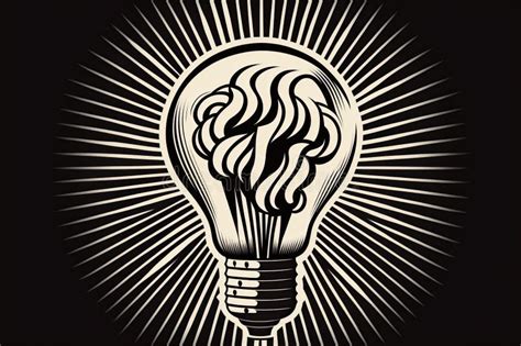 Light Bulb Artistic Design stock illustration. Illustration of poster - 269236583