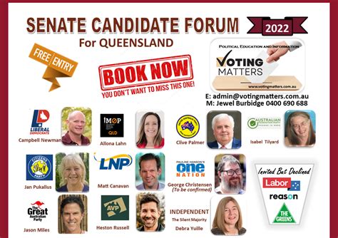 2022 QLD Senate Candidate Forum | Reignite Democracy Australia