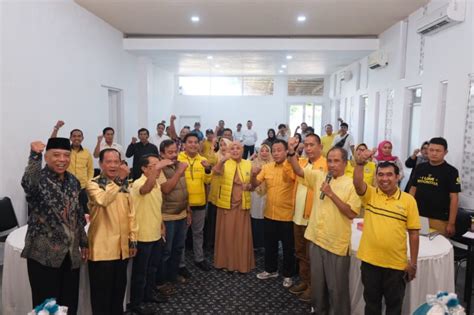 Panaskan Mesin Ketua Golkar Maros Kumpulkan 70 Bacaleg Mata Maros