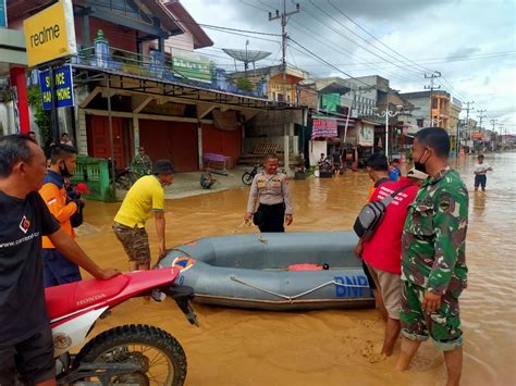 Awal Tahun 2022 Aliran Sungai Batang Lubuh Kembali Meluap Yang