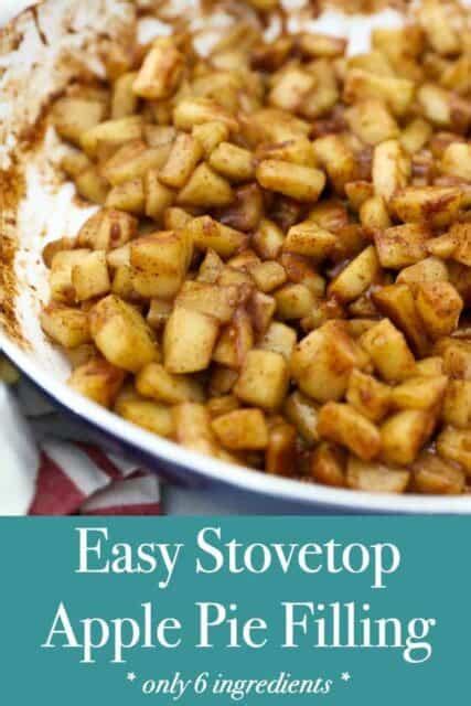 Homemade Apple Pie Filling Easy Stovetop Recipe