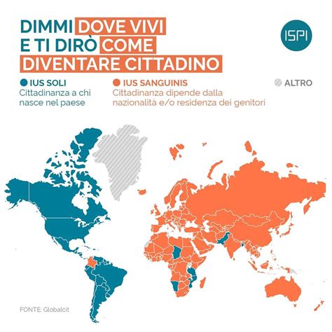 Modalit Di Acquisizione Della Cittadinanza Nel Mondo Ispi