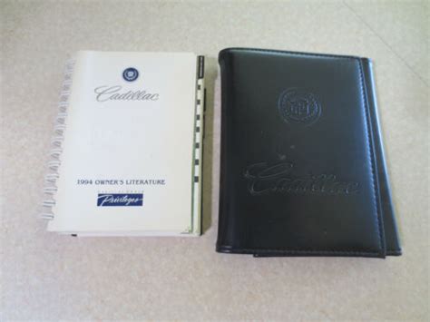 Original Cadillac Deville Car Owner S Manual Ebay