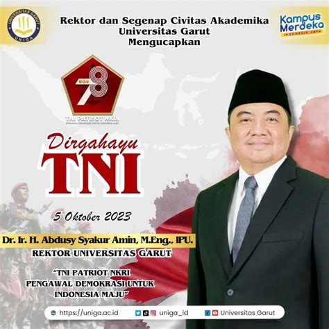 Dirgahayu Tni Ke 78 Universitas Garut