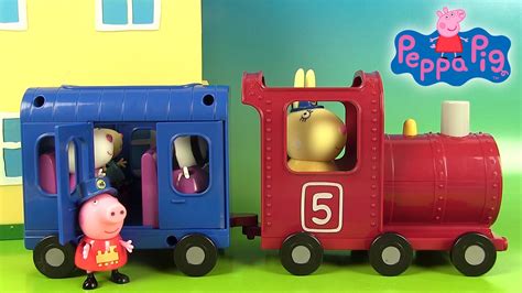 Peppa Pig Jouets Locomotive de Mlle Lapin Miss Rabbit’s Train ...