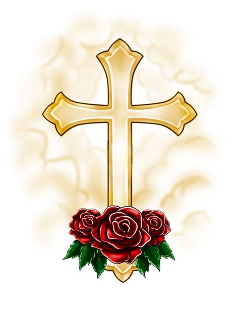 Pictures Of Crosses And Roses - ClipArt Best