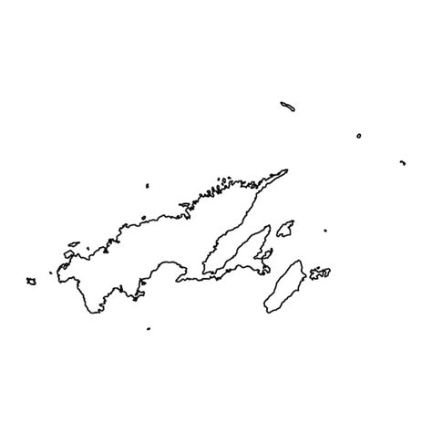 Premium Vector Northern Division Map Administrative Division Of Fiji