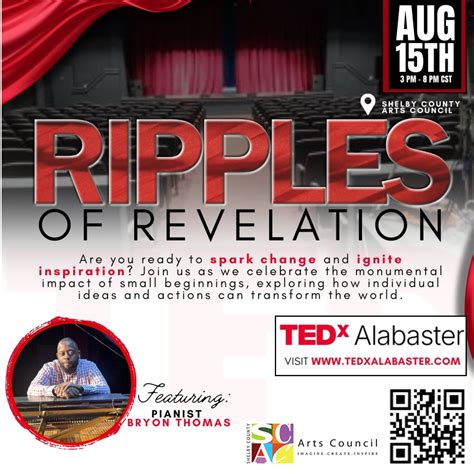 Shelby - TED X Anyone!? SCAC is proud to be the host/sponsor for the