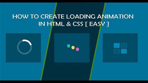 How To Create Loading Animation In Html Css