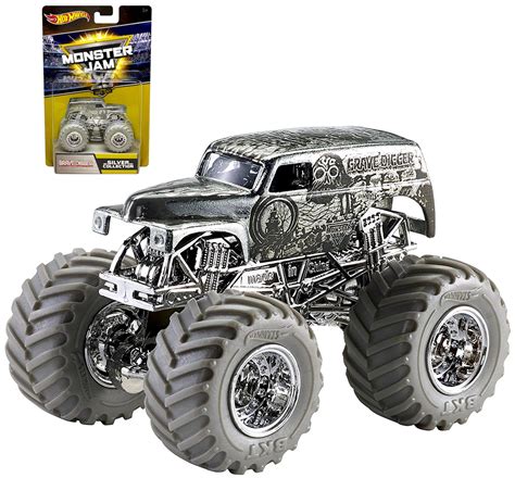 Buy Hot Wheels Monster Jam 25th Anniversary Collection Grave Digger Die Cast Vehicle Online At