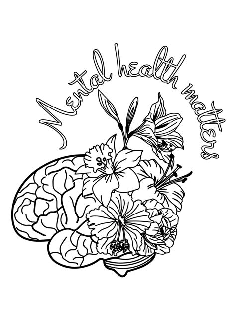 Free Mental Health Coloring Pages A Creative Outlet For Wellbeing