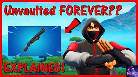 Will The Pump Shotgun Stay Unvaulted Forever Explained 9 30 Update Fortnite Battle Royale