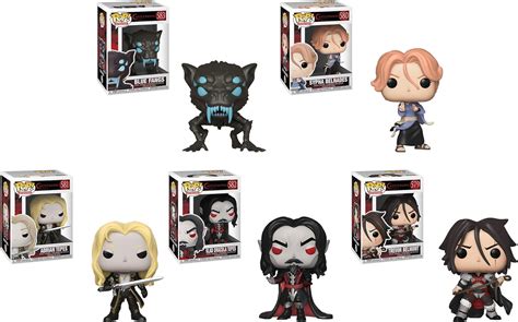 Funko Pop Castlevania Bundle Of 5 Trevor Belmont Vlad Dracula Tepes Adrian