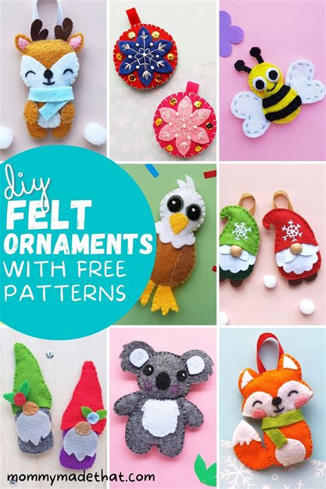 Free Felt Christmas Sewing Patterns Zaiynabnelys