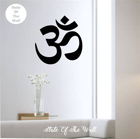 Om Wall Decal Sticker Art Decor Bedroom Design Mural Buddah Namaste